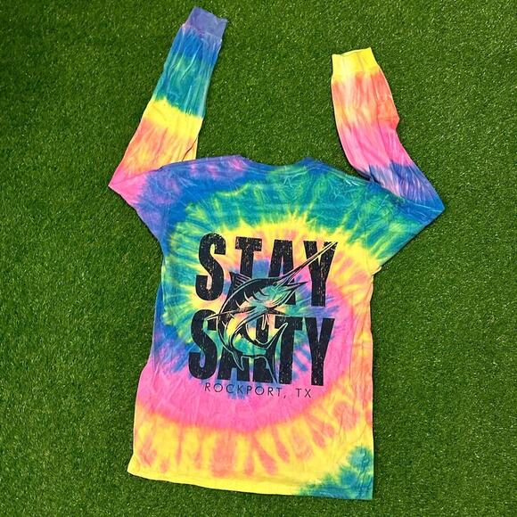 Stay Salty Tie-Dye Long Sleeve Shirt - Picture 5 of 5